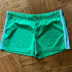 Green Running Shorts